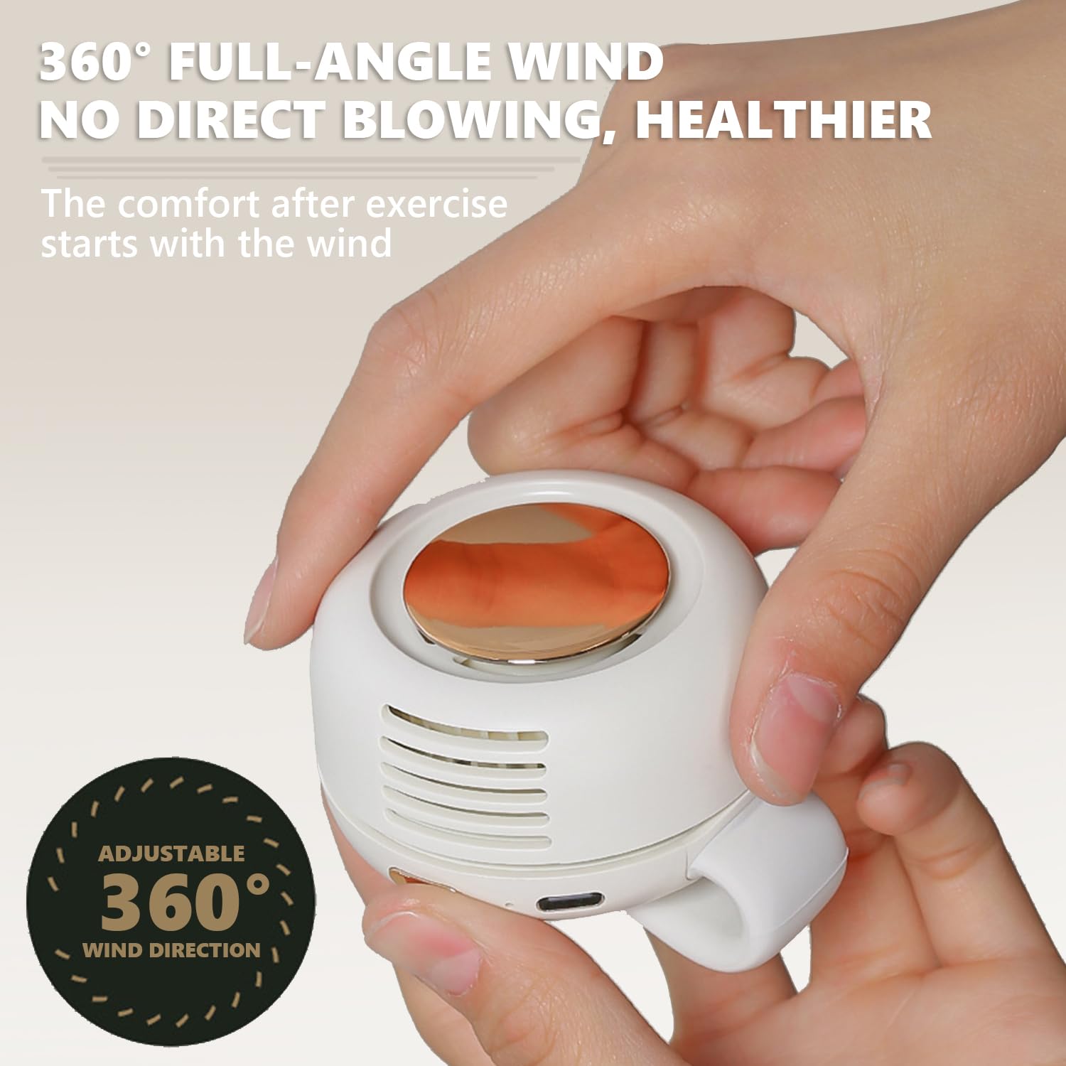 SUKUN Clip Fan সাদা — ডিটেইল